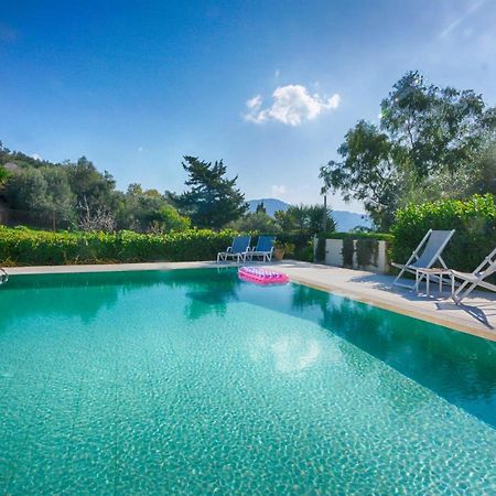 Villa Afionas - 3 Minutes From The Beach With Heated Eco-Pool And Sunset View Exterior photo