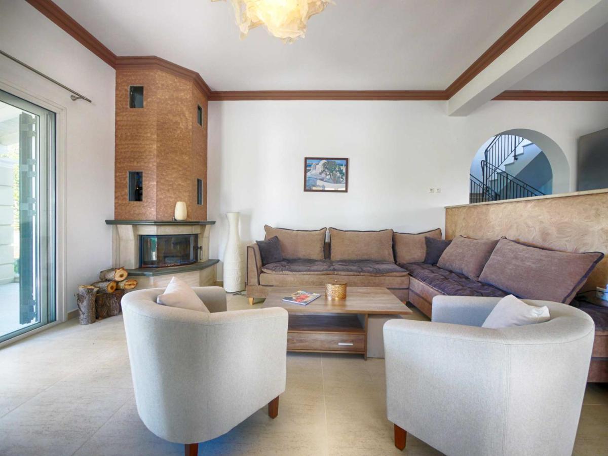 Villa Afionas - 3 Minutes From The Beach With Heated Eco-Pool And Sunset View Exterior photo