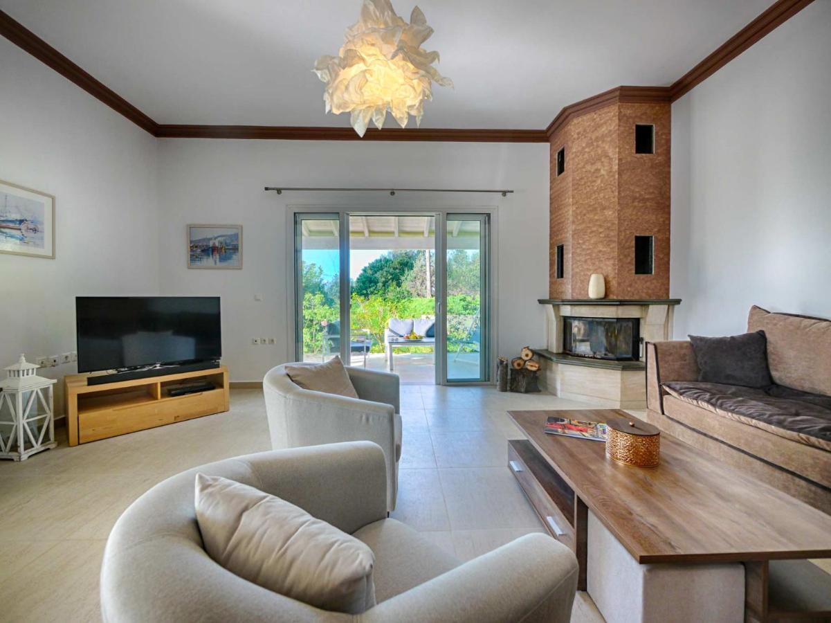 Villa Afionas - 3 Minutes From The Beach With Heated Eco-Pool And Sunset View Exterior photo