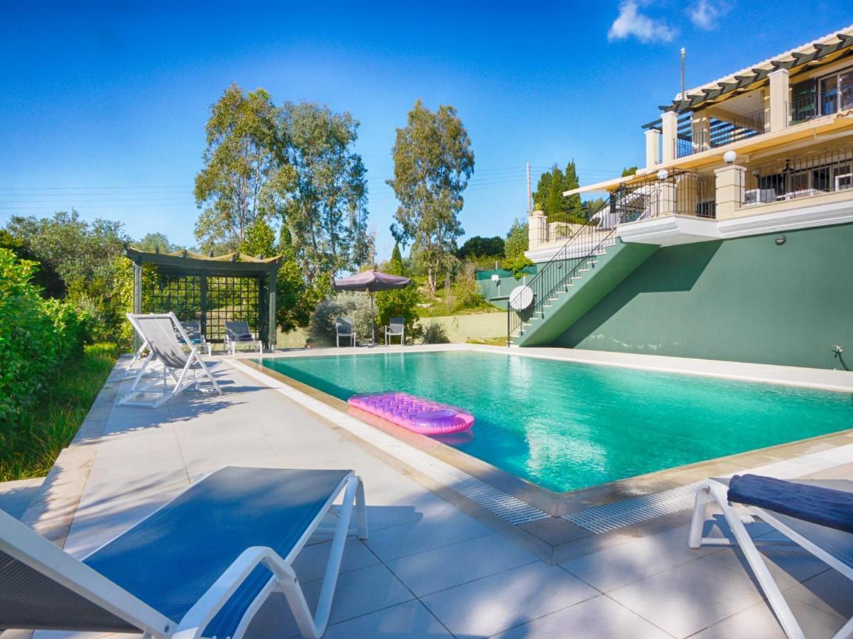 Villa Afionas - 3 Minutes From The Beach With Heated Eco-Pool And Sunset View Exterior photo